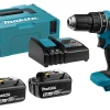 Makita DHP485RTJ 18V Li-Ion Accu Klopboor- /schroefmachine Set (2x 5.0Ah Accu) In Mbox - Koolborstelloos