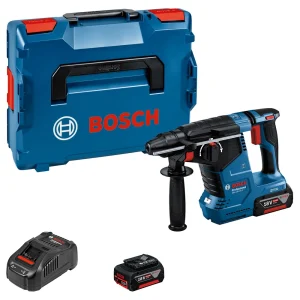 Bosch GBH 18V-24 C 18V Li-ion Accu Combihamer Set (2x 5.0Ah) In L-Boxx - 2,4J - 30mm
