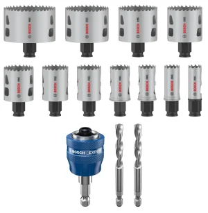 Bosch 2608594434 PRO 14-delige Multi Material PC Plus Gatzagenset - 19,22,25,29,35,38,44,51,57,64,76mm