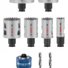 Bosch 2608594436 PRO 9-delige Multi Material PC Plus Gatzagenset - 22,29,35,44,51,64mm