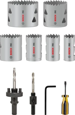 Bosch 2608900524 PRO 12-delige Gatzagenset - Multi Material - 22,29,35,44,51,64mm