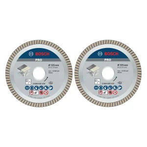 Bosch 061599766Z Diamantschijven - Tegels - 125mm (2 Stuks)
