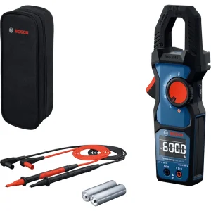 Bosch GMC 600-15 True-RMS Stroomtang In Etui - AC/DC 600V & AC 600A - CAT III 600 V / CAT IV 300 V