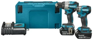 Makita DLX2527TJ 18V Li-ion Accu Boor-/schroefmachine (DDF489) & Slagschroevendraaier(DTD173) Combiset (2x 5.0Ah Accu) In Mbox