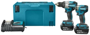 Makita DLX2528TJ 18V Li-ion Accu Klopboor-/schroefmachine (DHP489) & Slagschroevendraaier(DTD173) Combiset (2x 5.0Ah Accu) In Mbox