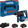 Bosch GBH 18V-22 X SDS-plus Accu ONECHUCK Combihamer Set (2x 4,0Ah) In L-Boxx