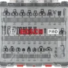 Bosch 2607017474 30-delige Frezenset In Cassette - 6mm