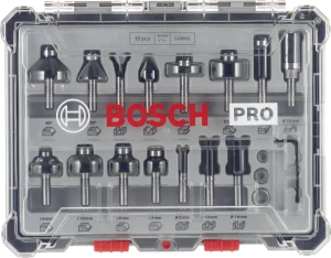 Bosch 2607017472 15-delige Frezenset In Cassette - 8mm