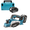 Makita DKP180RFJ 18V Li-Ion Accu Schaafmachine Set (2x 3.0Ah Accu) In Mbox - 82mm - 2mm