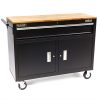 Gereedschapswagen / werkbank 125 cm  ZWART