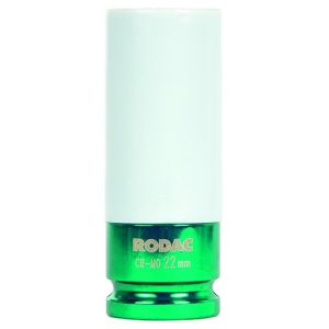 RODAC 1/2" krachtdop 22mm met beschermhoes