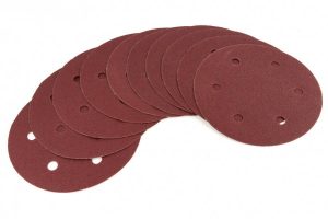 HBM 225mm 10-delige k240 schuurschijfset voor wand- en plafondschuurmachine