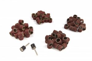 HBM 100-delige schuurdrumset met 2 schuurdrumhouders