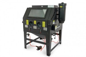 HBM SBC 1200 straalcabine met afzuiging ZWART