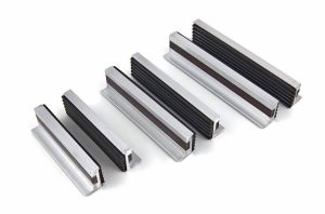 HBM 100 mm aluminium opzetbekken met rubber voor extra grip