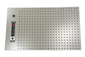 HBM gereedschapsbord 105 x 61 cm metstekkerdoos voor werkplaatsinrichting