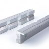 HBM 125 mm aluminium opzetbekken met dubbele V
