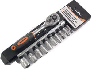 TRIMANN 1/4" dopsleutelset 12-delig