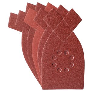 IRWIN Set Schuurstroken 5PCS Black & Decker MULTI met klittenband, 170x110mm