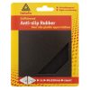 Deltafix Anti-slip Rubber 90x100mm Zwart 1 Vel