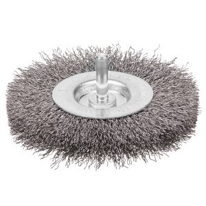IRWIN Staaldraadborstel (boormachine) voor steen, beton, staal, diameter 100mm, dikte 17mm.