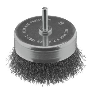 IRWIN Komstaaldraadborstel (boormachine) voor metaal, beton - grof, diameter 80mm.