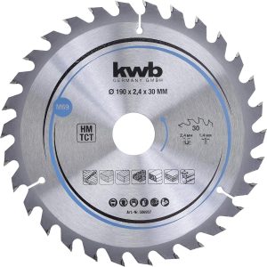 KWB cirkelzaagblad Ø 190 x 2,4 x 30 mm - 30 tands