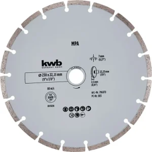 Diamant Doorslijpschijf 230 mm – Segmented Rim