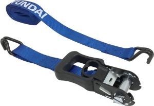 HYUNDAI spanband met ratel 30 mm x 5 m - Polypropyleen met metalen ratel en haken - keurmerk GS/Tüv