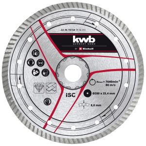 KWB Diamantslijpschijf 200 x 25,4mm Turbo