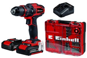 Einhell TE-CD 18/40 Li-i Kit 2.0 Ah +64 delige accessoireset - Accu Klopboor-/Schroefmachine - 2 accu's - Power X-Change