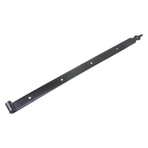 Plaatduimheng Rustica Zwart Gelakt 80cm - 16mm Duim
