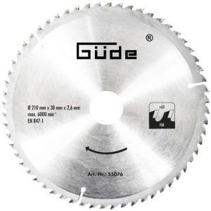 Güde zaagblad 210x30 mm 60 Tands HM