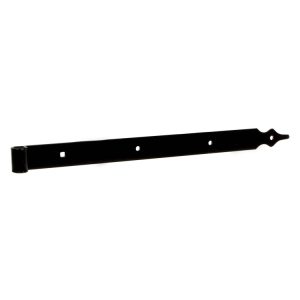 Plaatduimheng Rustica Zwart Gelakt 60cm - 16mm Duim