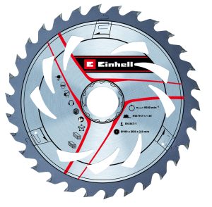 Einhell HM TCT Zaagblad - 1 stuk - Ø190x30x1,3 mm / 30 T