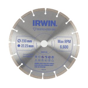 IRWIN Pro Performance diamantzaagblad 230mm voor haakse slijper, steen,