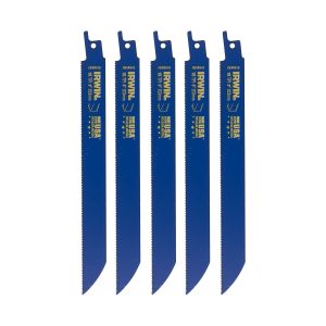 IRWIN Reciprozaagblad 200mm 18TPI, Metaalzagen - 5 stuks