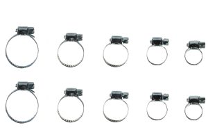 Slangklemmen set 10 dlg