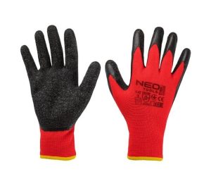NEO Tools Werkhandschoenen – Latex Gecoat Crincle – Maat 9 - L