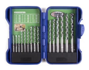 Benson Boorset 15-delig Steen – Hardcase – Carbon Steel