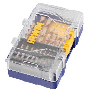 IRWIN HSS Metaalboren 135° Titanium, 15PCS Set: 1,5 tot 10,0mm