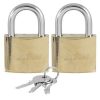Hangslot 40mm Gelijk sluitend 2x