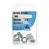 Deltafix Moeren zeskant M8 8 stuks
