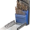 KWB Cobalt spiraalborenset 1-10mm 19-delig