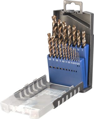 KWB Cobalt spiraalborenset 1-10mm 19-delig