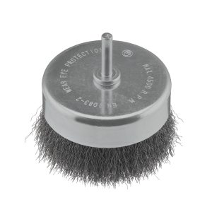 IRWIN Komstaaldraadborstel (boormachine) voor metaal, beton - fijn, diameter 80mm.