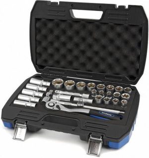 HYUNDAI dopsleutelset - 29-delig - 1/2" ratel - ratelset