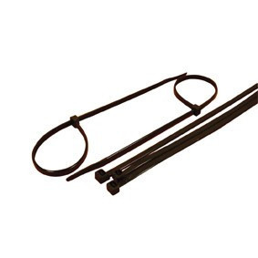Bundelbandjes Tyraps zwart 7.5 mm 350 mm - 100stuks