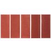 IRWIN Set Schuurstroken 1/3 5PCS (alle merken) met klem, geen perfo, 230x93mm, K40, K60, K100, K150 en K220.