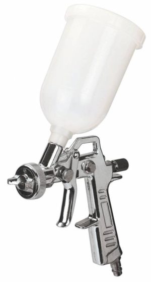 Verfspuit met Bovenbeker Einhell